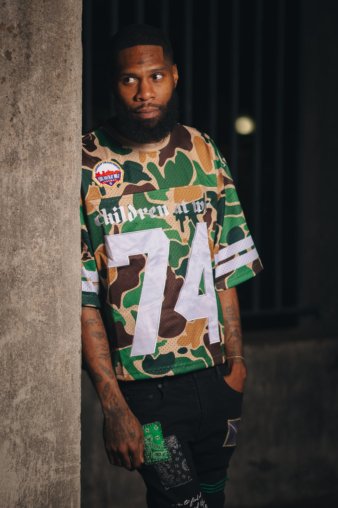 Green ops Camo Jersey