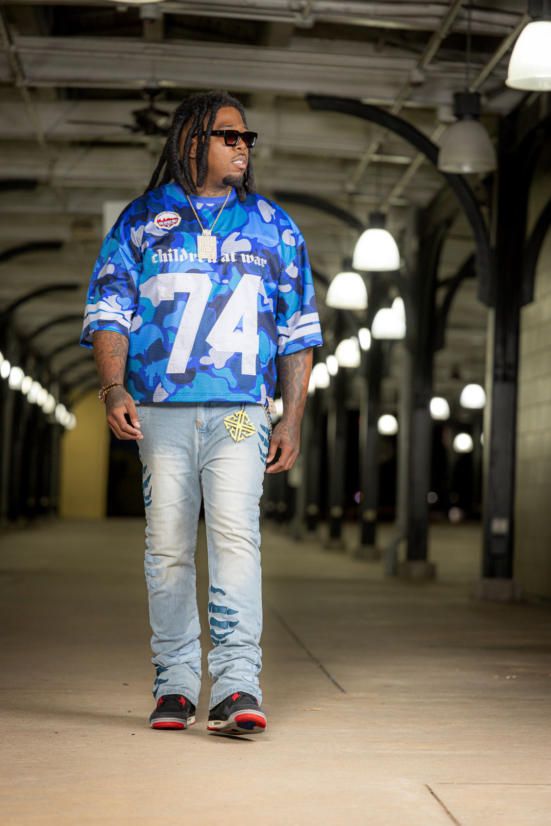 Pacific Blue Camo Jersey