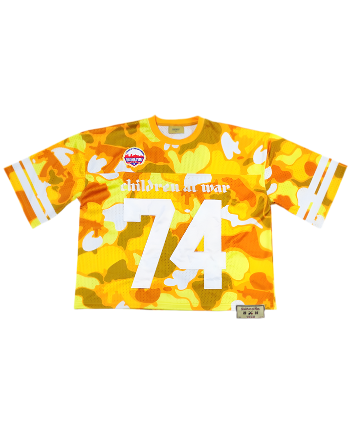 Kids Yella Camo jersey