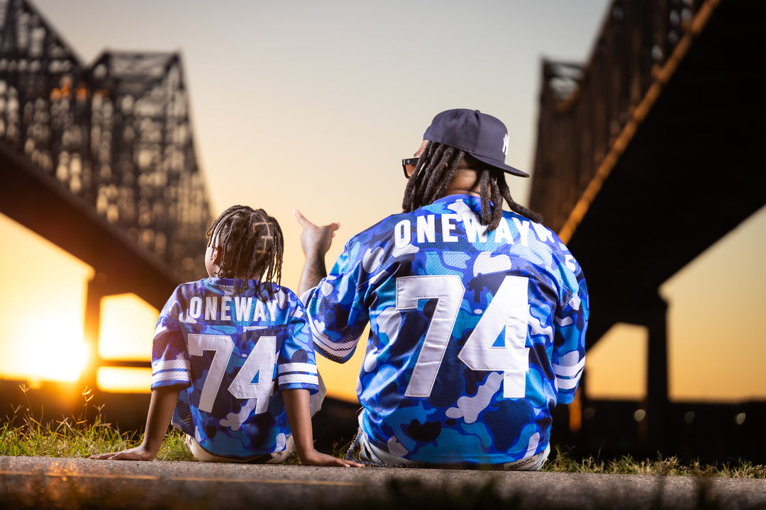 Pacific Blue Camo Jersey